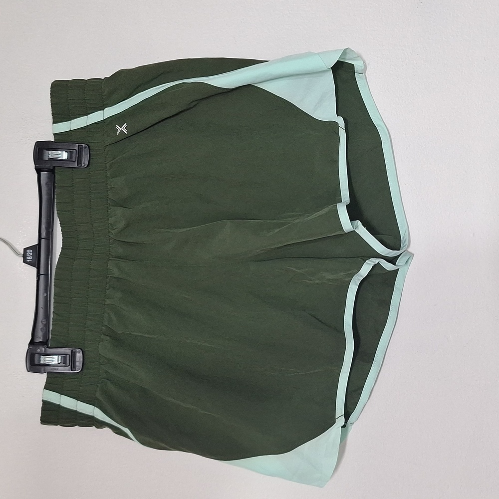 Xersion Olive and Mint Athletic Shorts